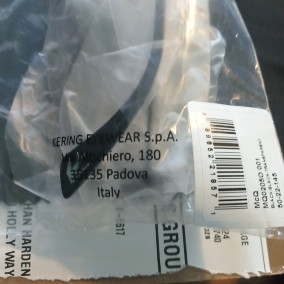 Authentic ALEXANDER MCQUEEN minimalist design, modern fly weight McQ frames🇮🇹 - Picture 7 of 12